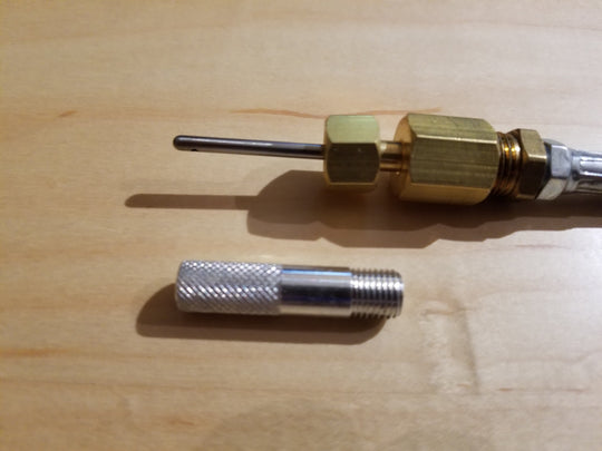 LOOP FILL TOOL PRESSURE GAUGE WITH NEEDLE FOR PETE PORT GARDEN HOSE Loop Gooser
