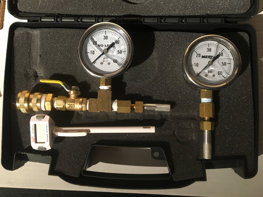 Professional Geothermal advanced technicians testing kit
