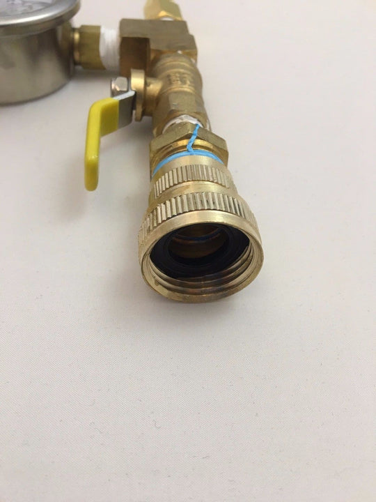 LOOP FILL TOOL PRESSURE GAUGE WITH NEEDLE FOR PT PETE PORT GARDEN HOSE